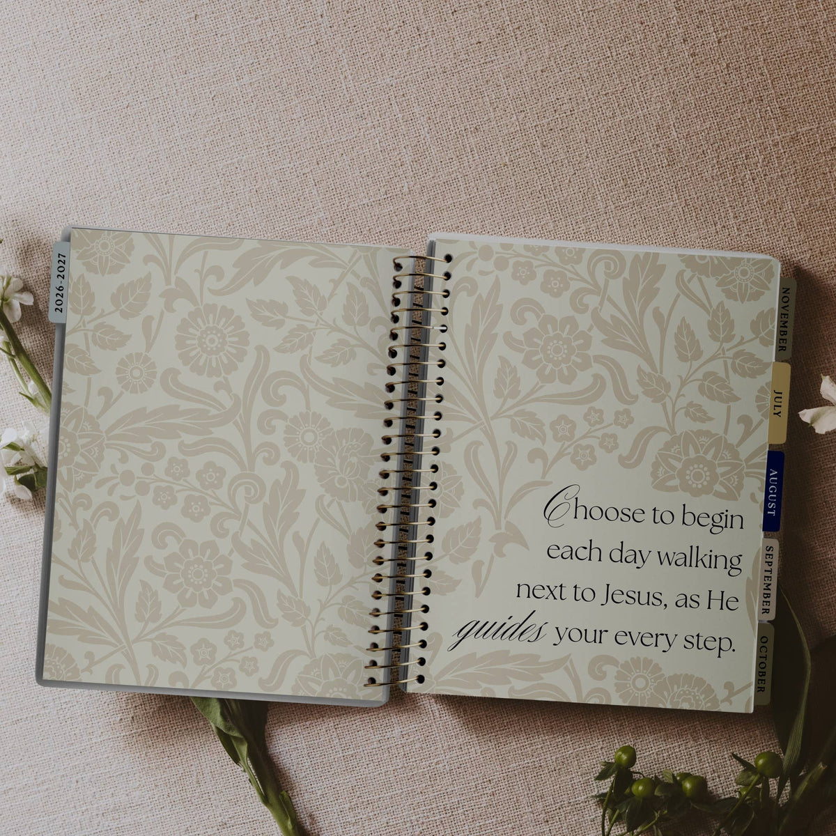 Walking with Jesus 2026–2027 Christian 18-Month Planner