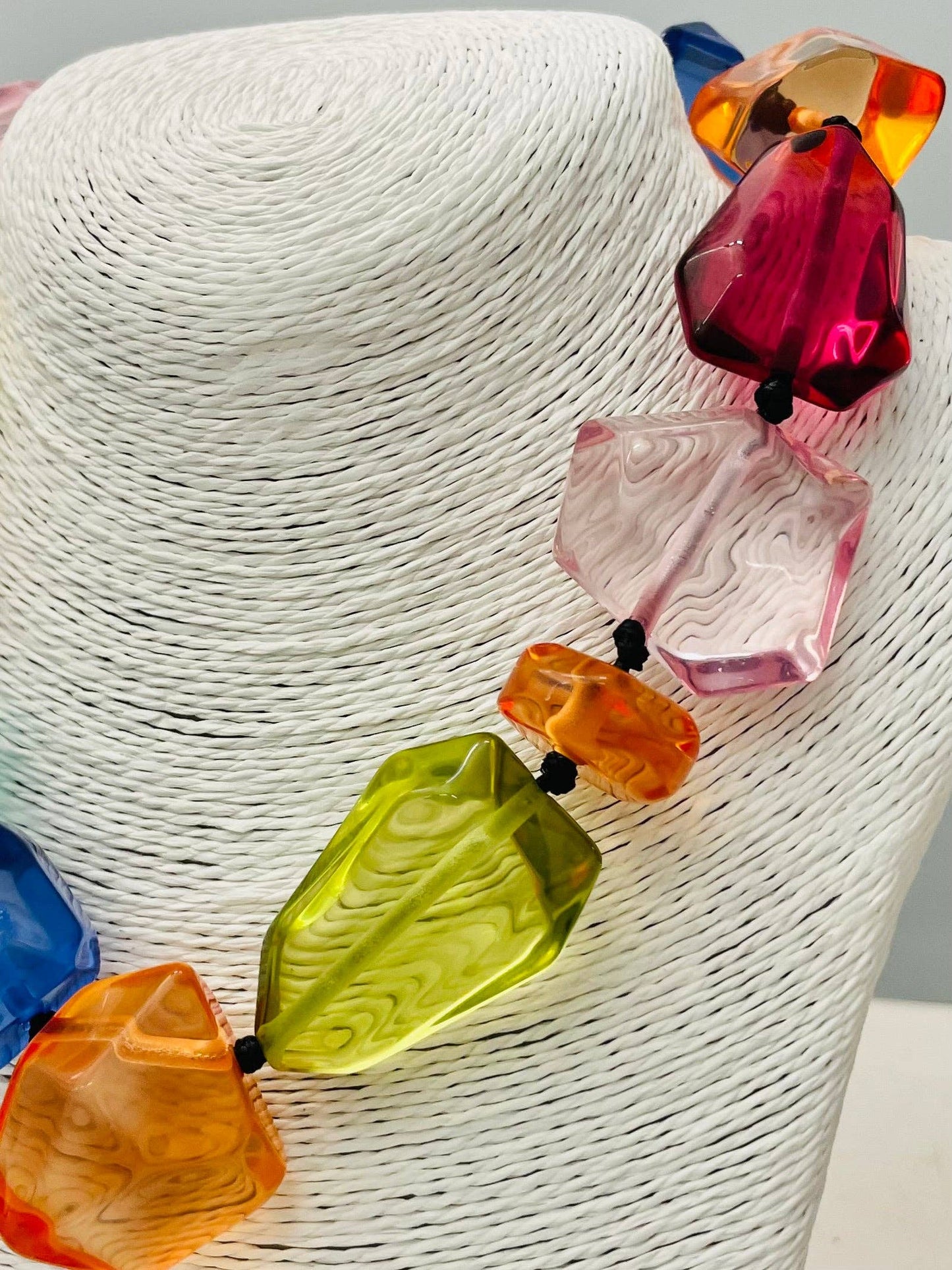 Summer Splash Crystal Statement Necklace