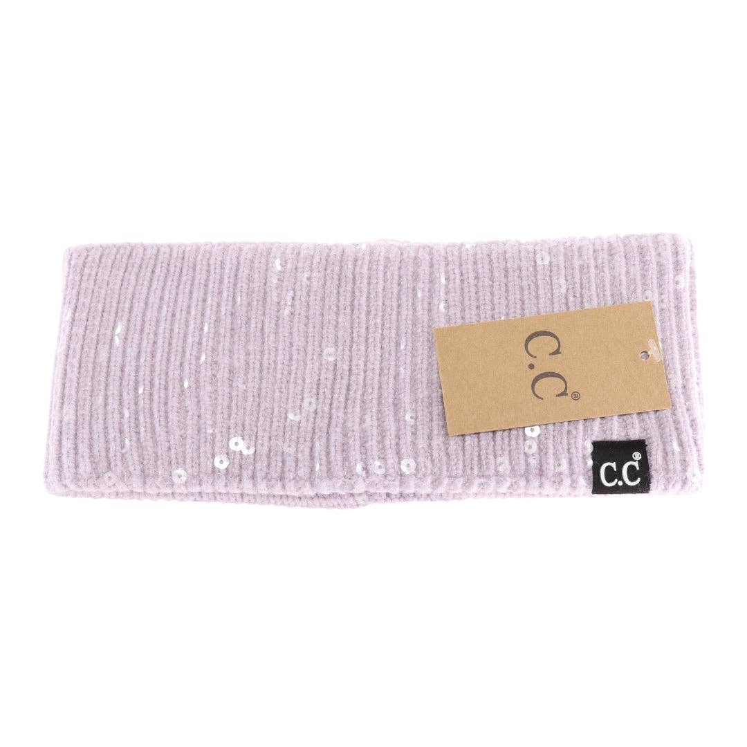 Allover Clear Sequin Women's Fashion Headband