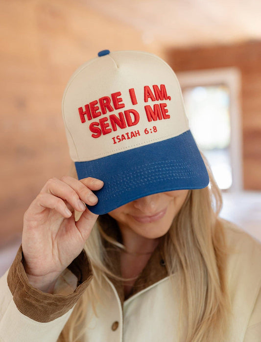 Jenessa Wait Hat: Here I Am Send Me