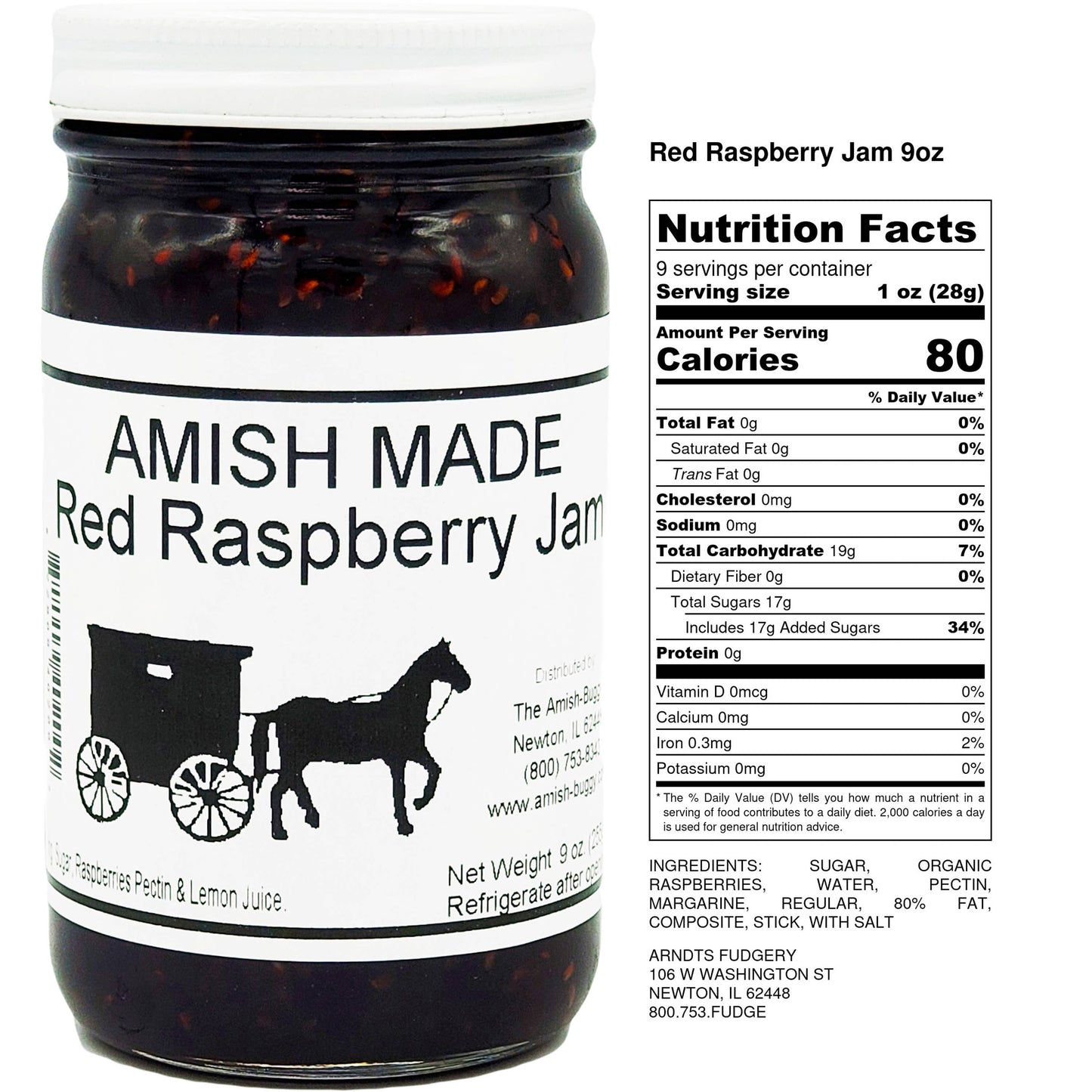 Amish made Jam and Jellies - 8 oz.