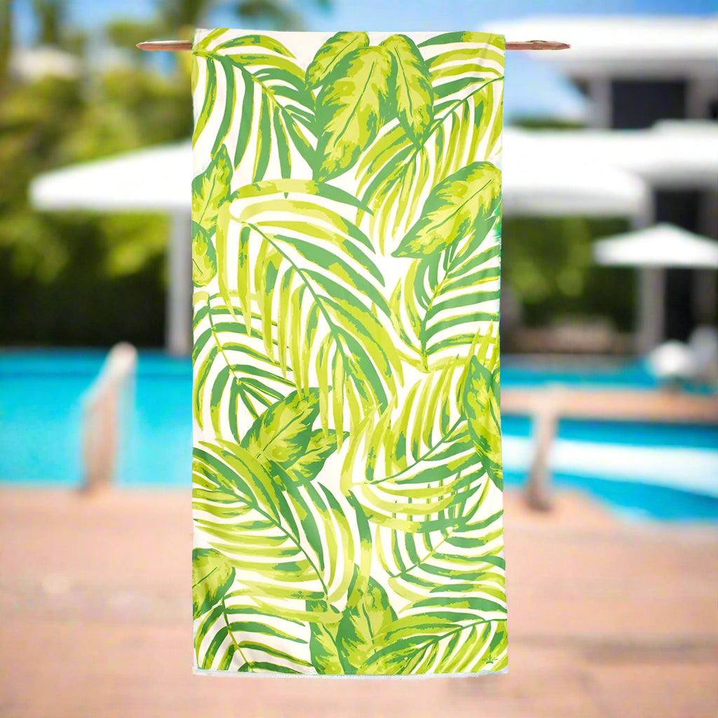 Tamarindo Beach Towel- Lime