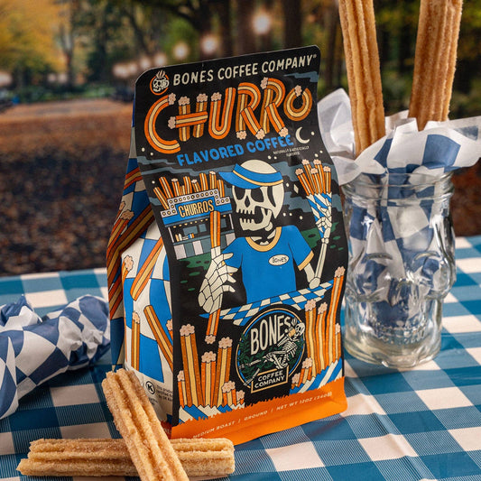 Bones Churro Ground 12oz Coffee