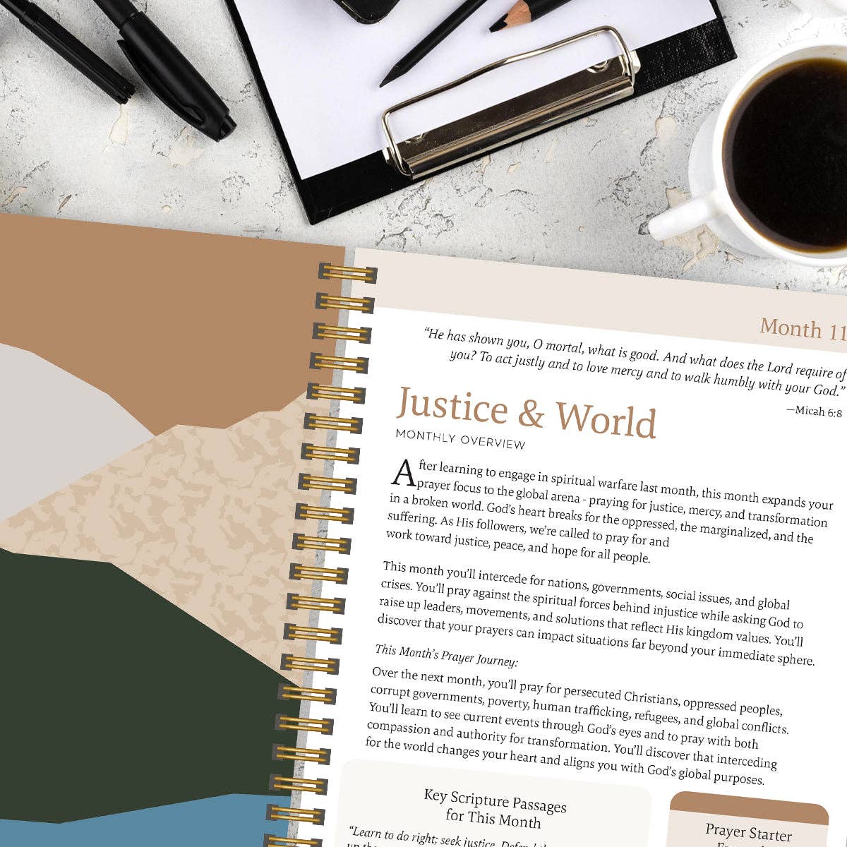 Spiral Bible A Year In Prayer: A Journey of Daily Prayer and Reflection