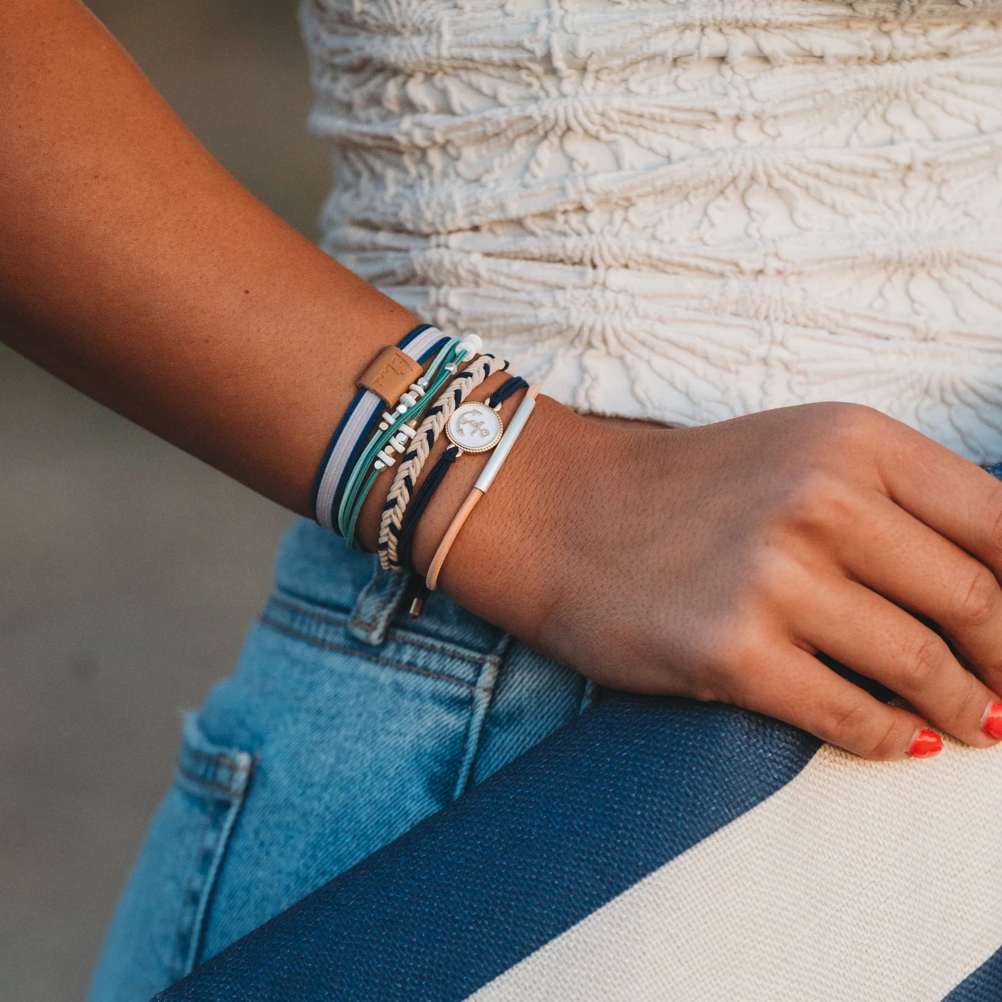 Anchor K'lani hair tie + bracelet set