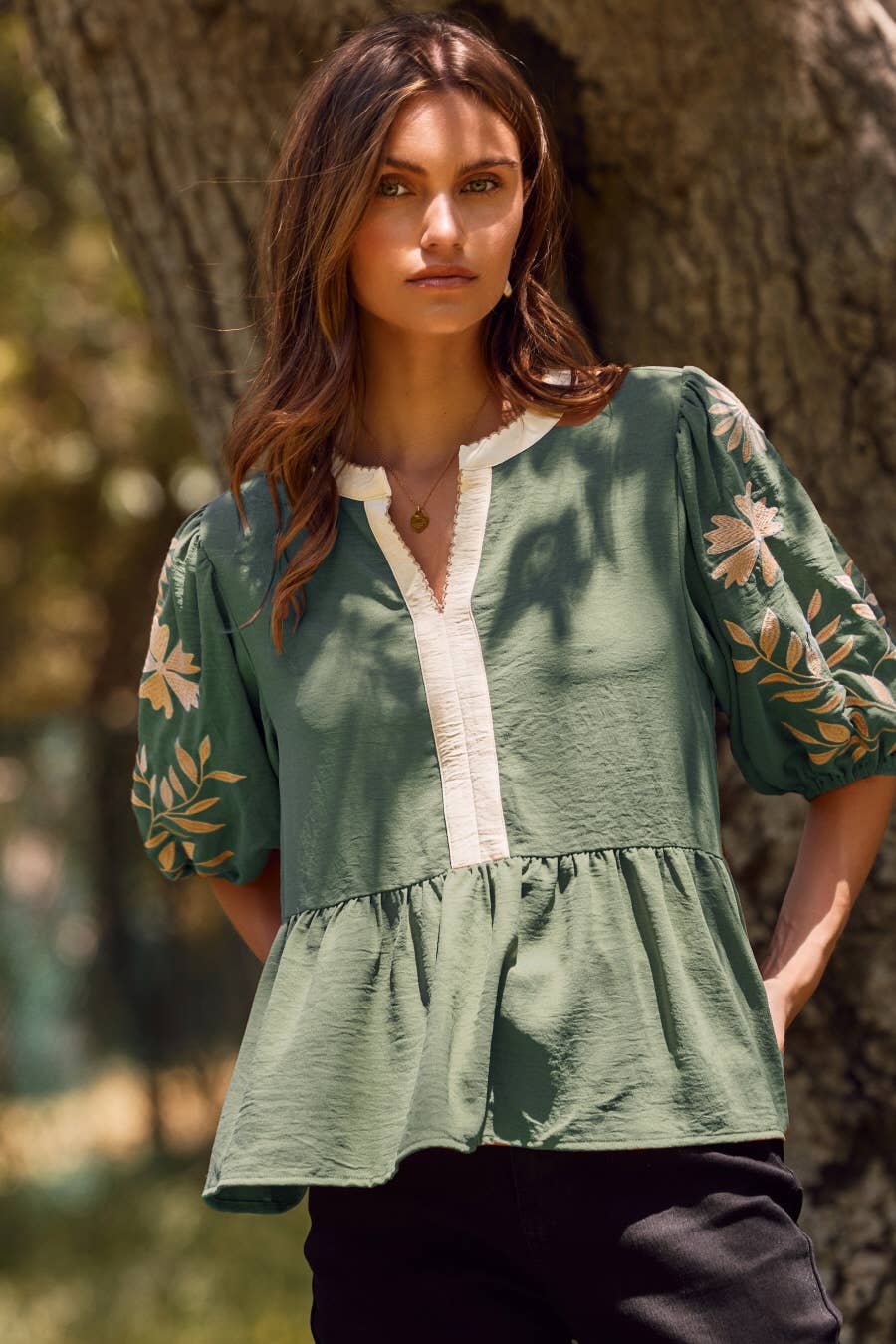 Oddi Airflow Peplum Blouse