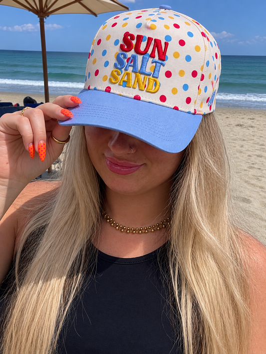 Sun Salt Sand Polka Dot Hat