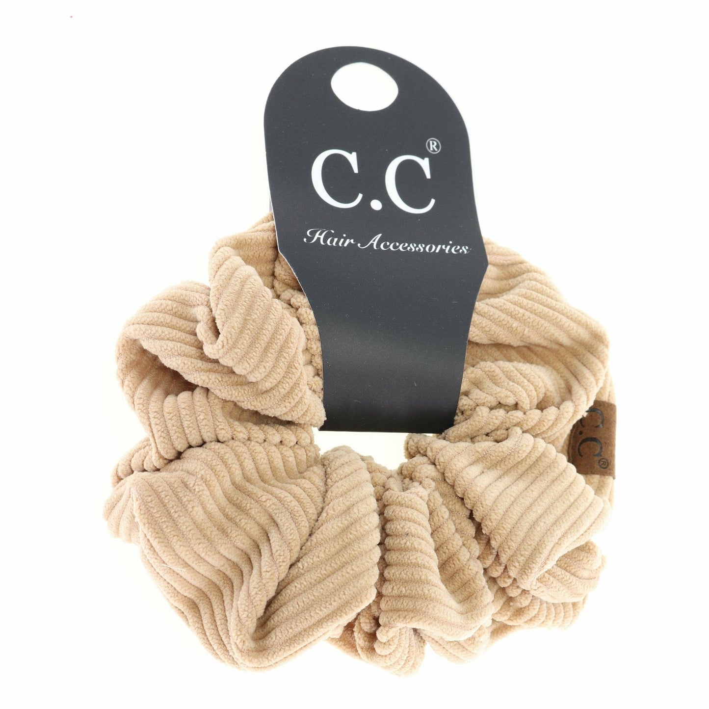 C.C Corduroy Ponytail Scrunchie for Women