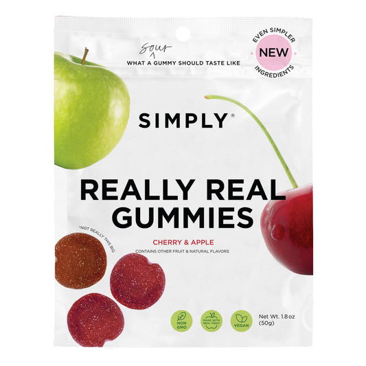 Simply Really Real Gummies - Sour Apple & Cherry