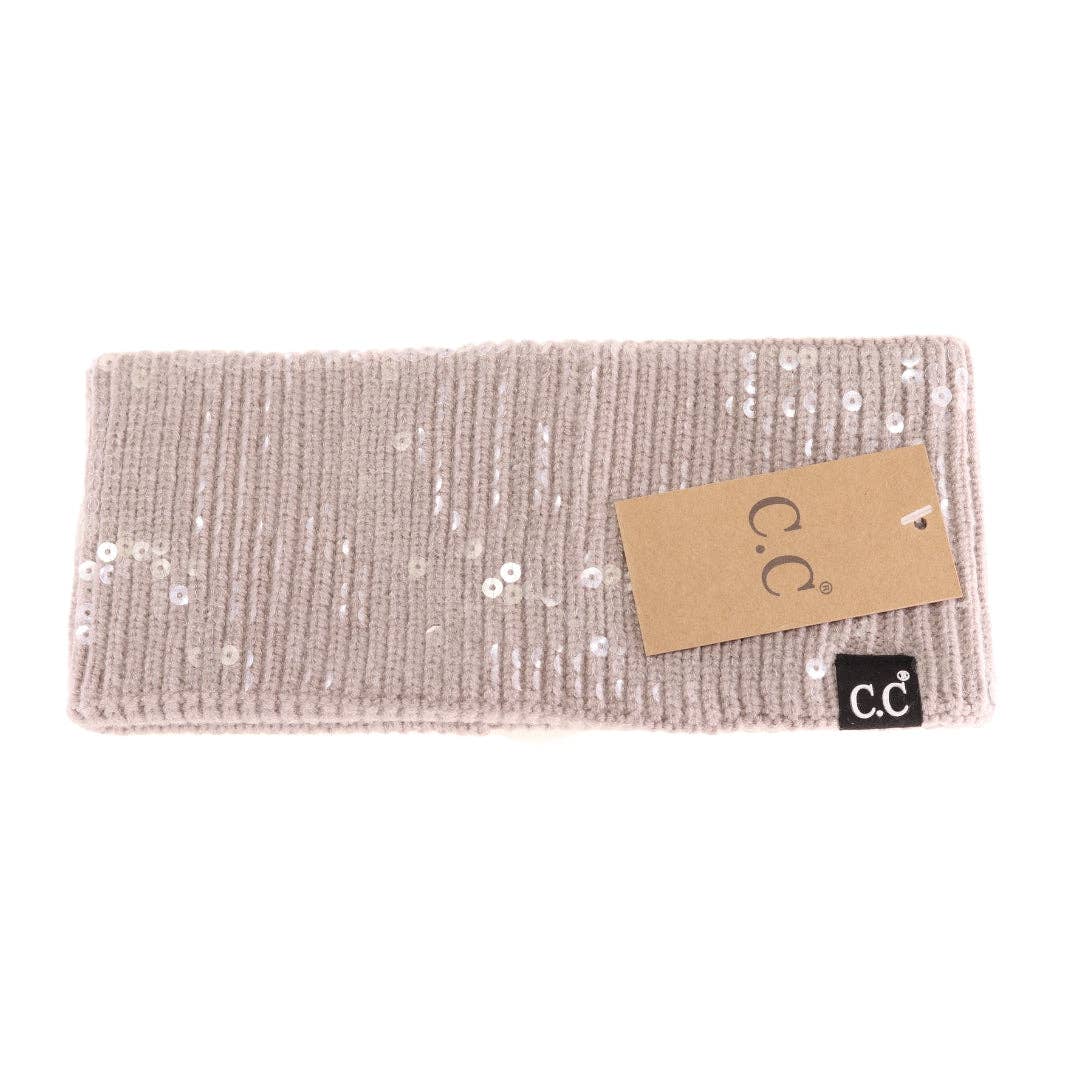 Allover Clear Sequin Women's Fashion Headband