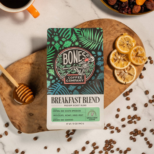 Bones Breakfast Blend 12 oz ground Coffee
