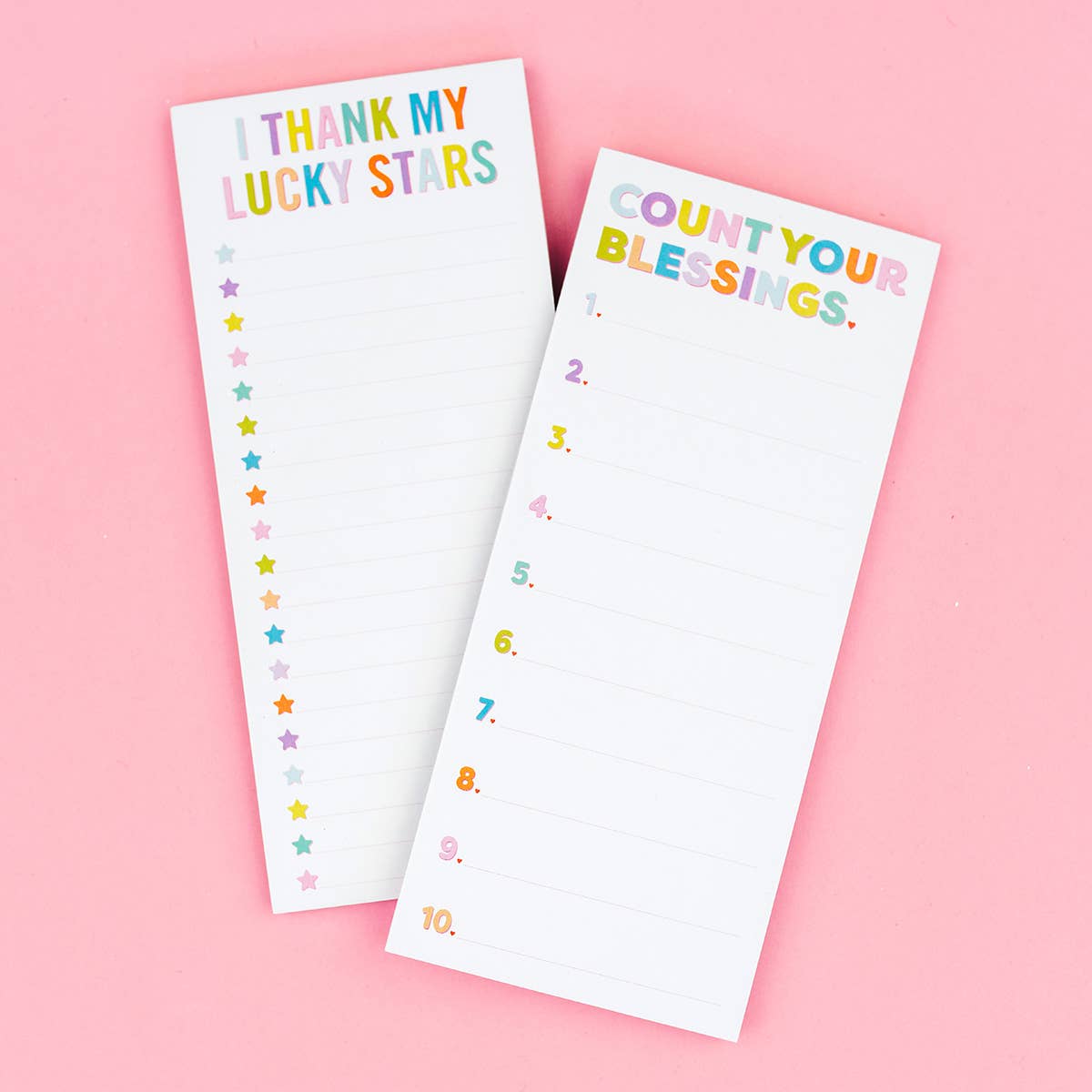 List Pad - "I Thank My Lucky Stars"