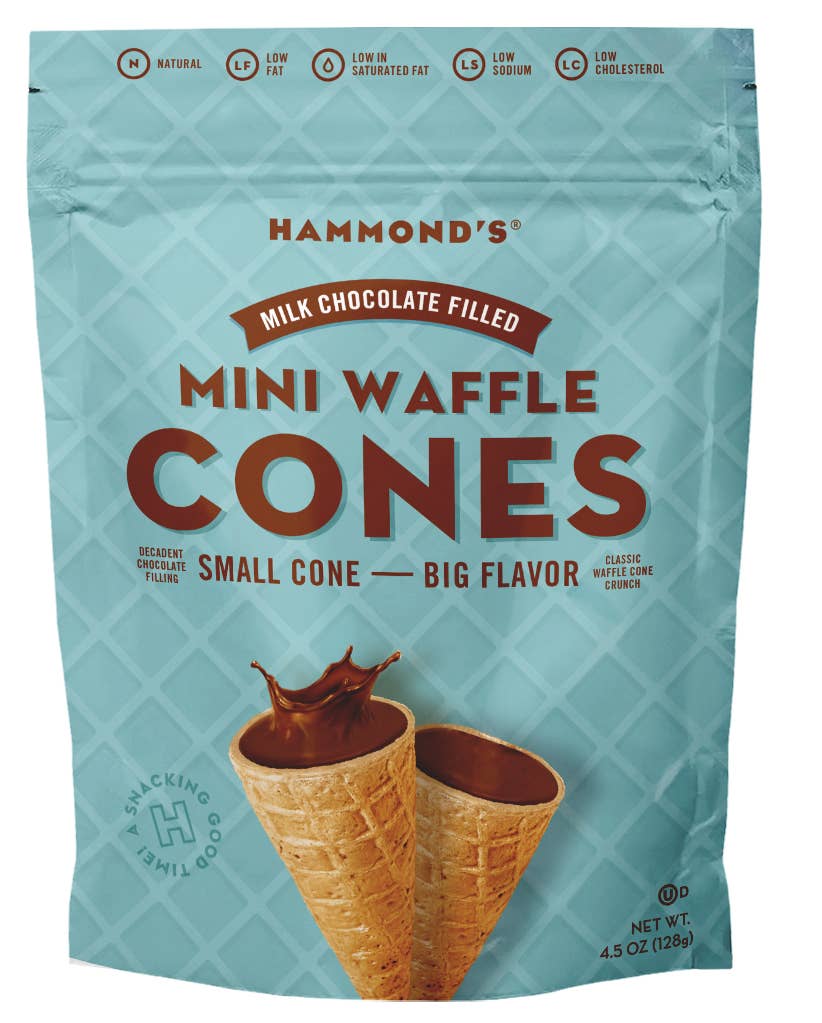 Hammond's Waffle Cones Milk Chocolate