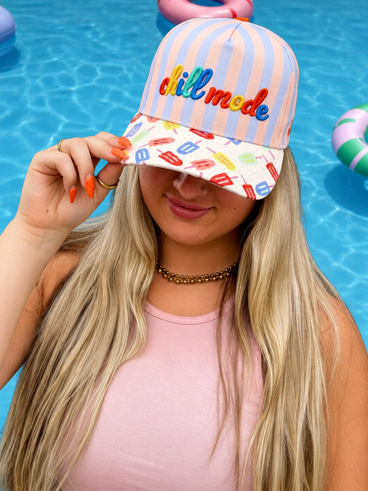 Chill Mode Multicolored Popsicle Cap
