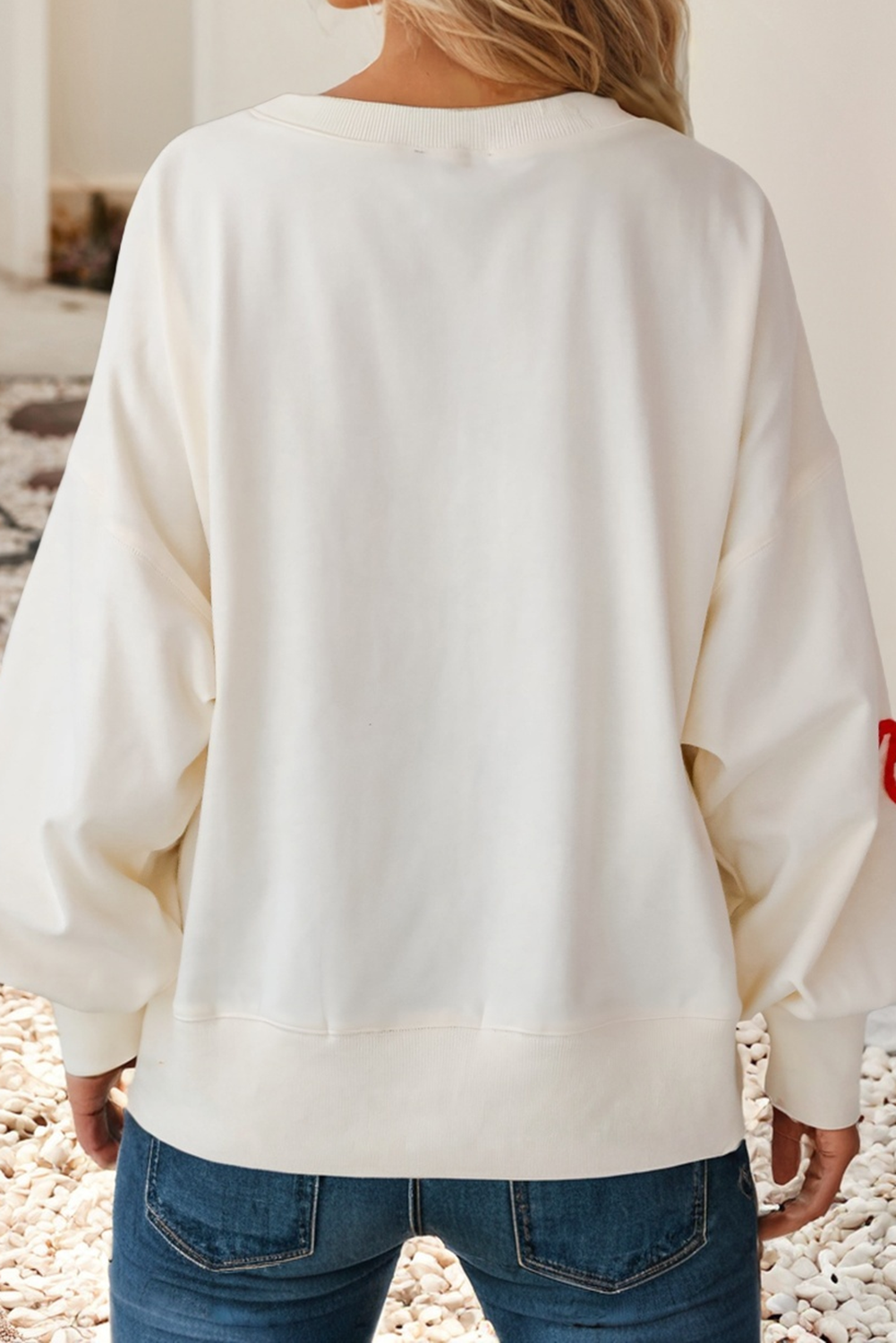 Merry Corded Sweater 3D Yarn Detail