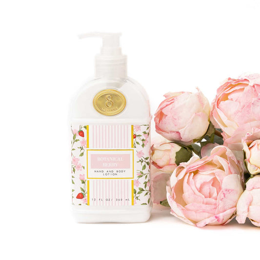 8 Oak Lane Botanical Berry Hand & Body Lotion – Hydrating Shea Butter Lotion