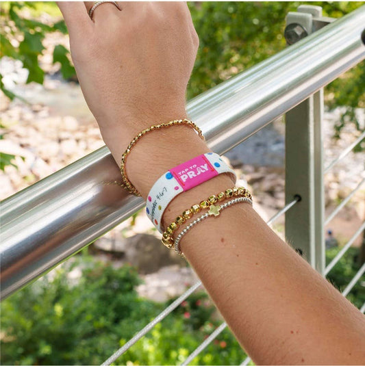 Versible Tap to Pray-Kingfolk Series Wristband-Anxious for Nothing