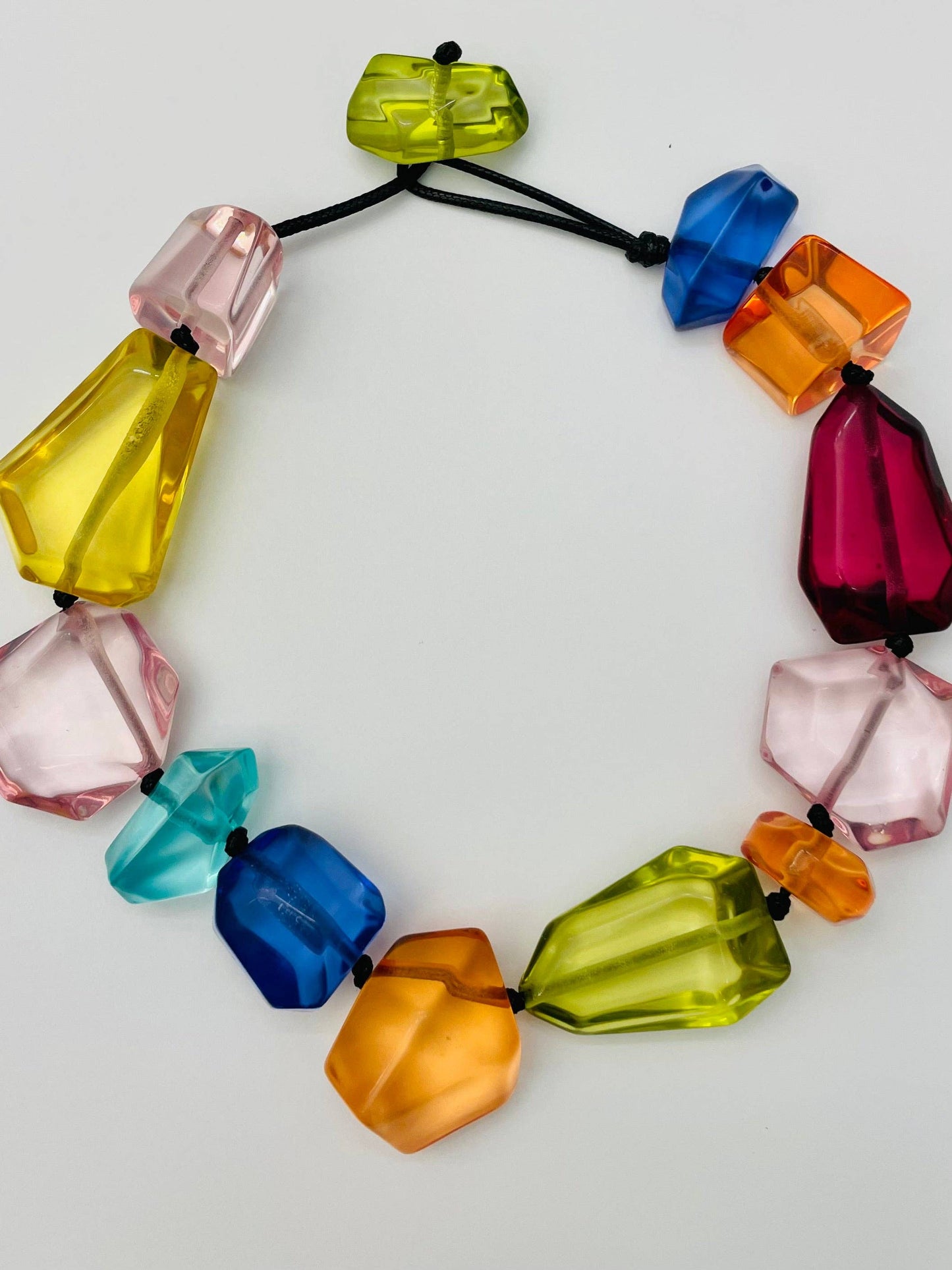 Summer Splash Crystal Statement Necklace