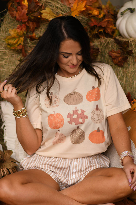 Retro Pumpkins Tee