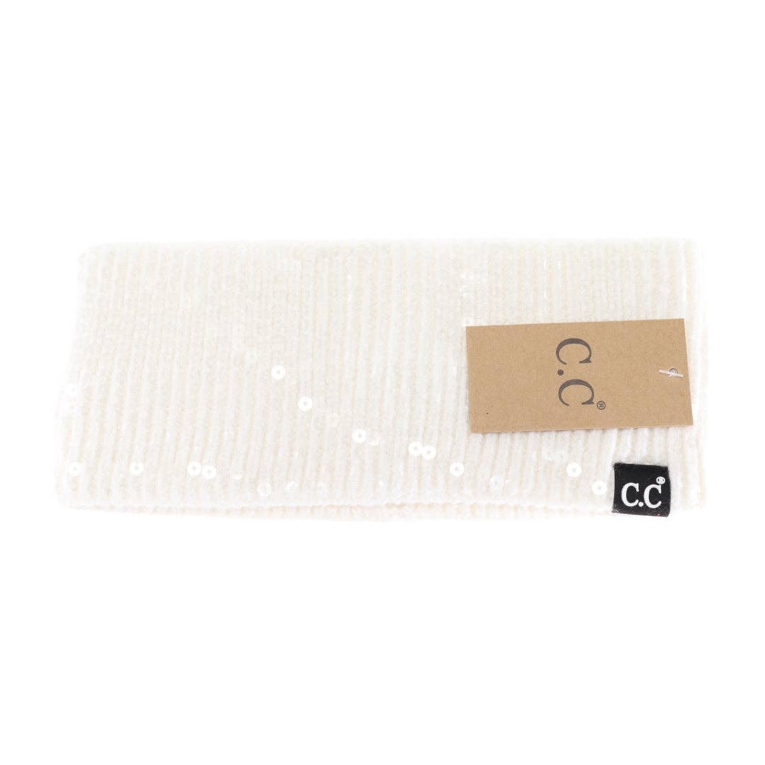 Allover Clear Sequin Women's Fashion Headband