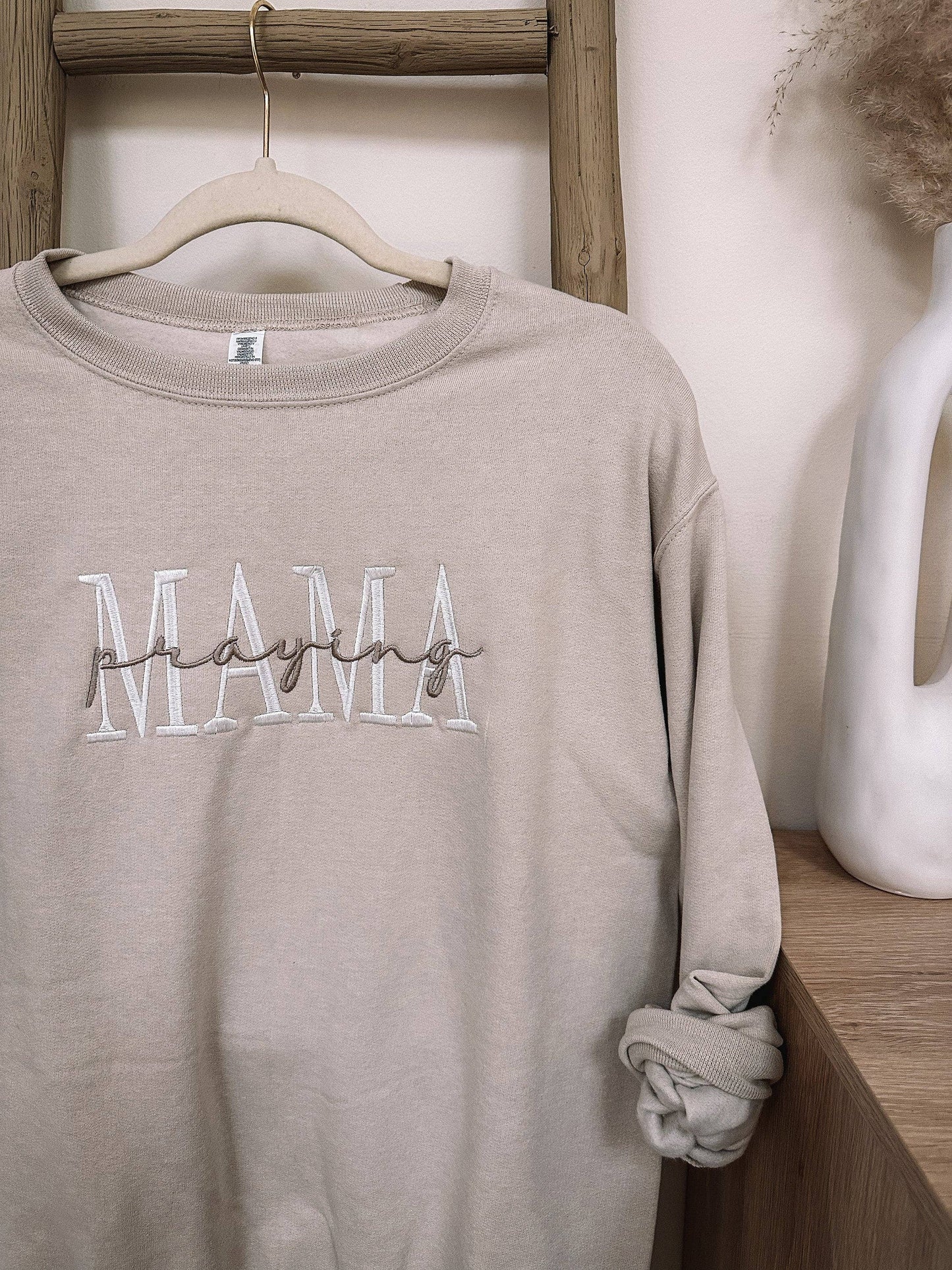 Embroidered Praying Mama Sweatshirt