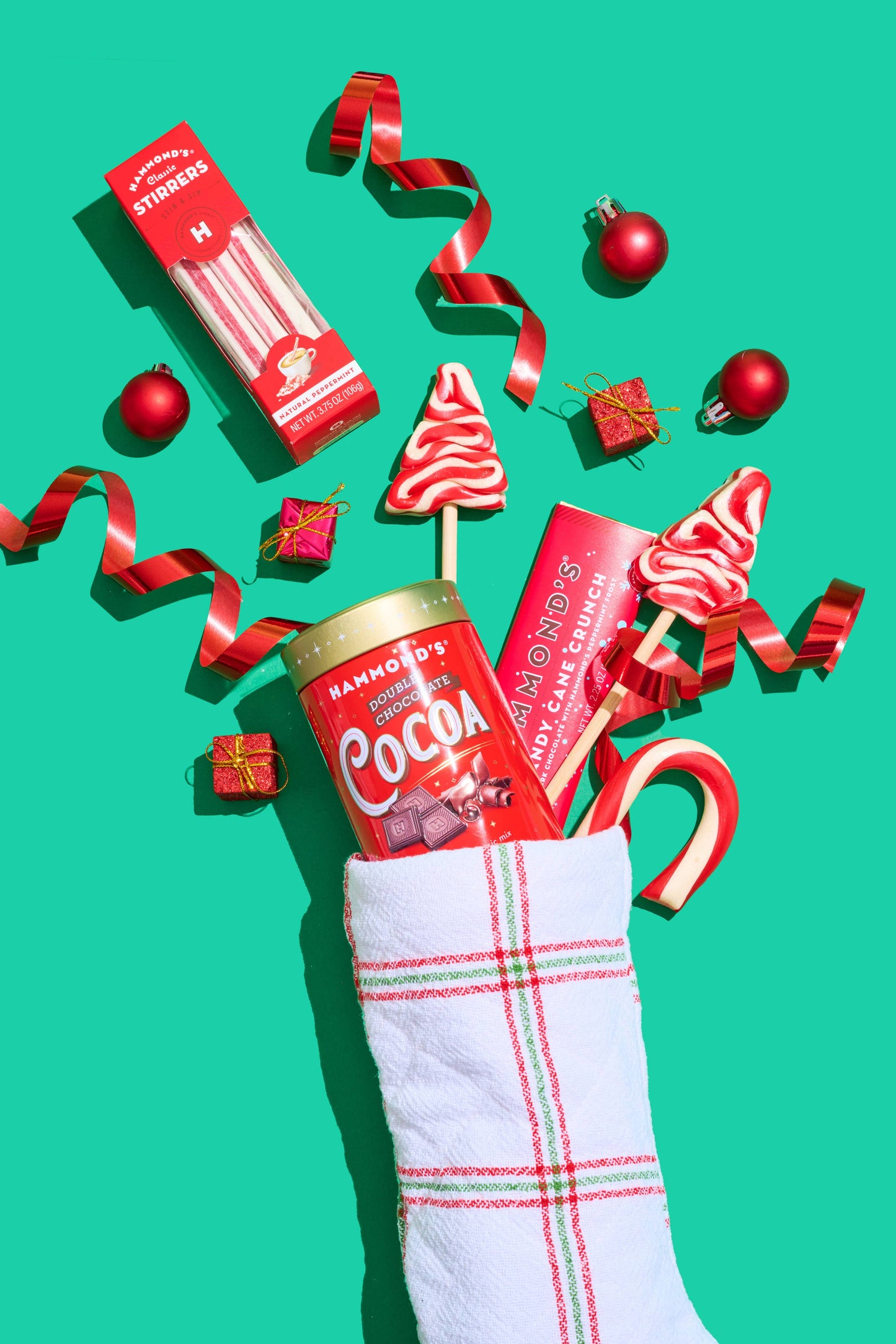 Hammond's Organic Holiday Tree Peppermint Lollipops