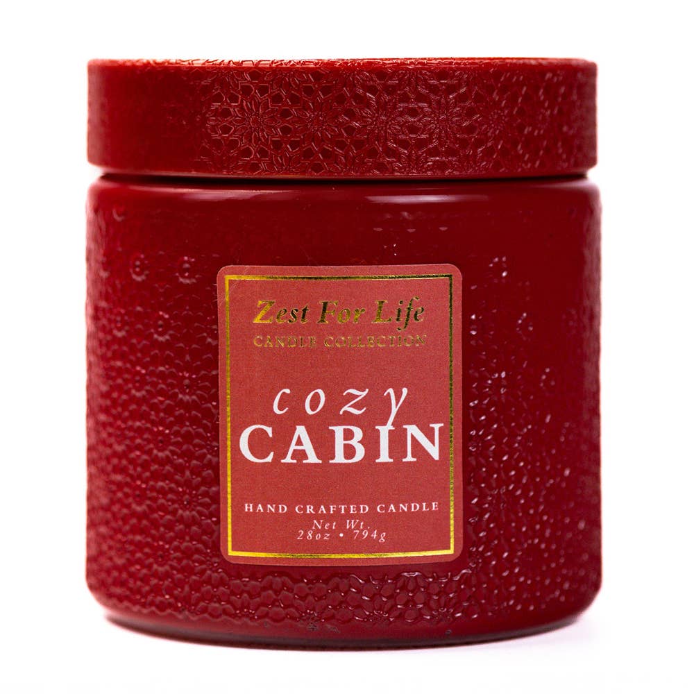 A Cheerful Giver Zest For Life 28 oz Candle - Cozy Cabin