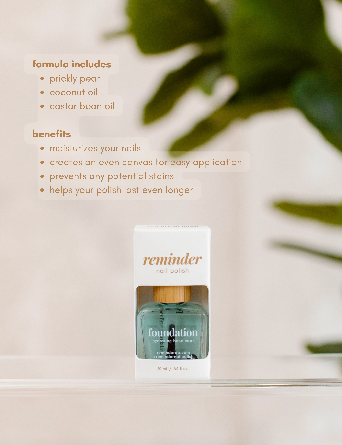 Reminder Nail Polish Hydrating Base Coat — foundation