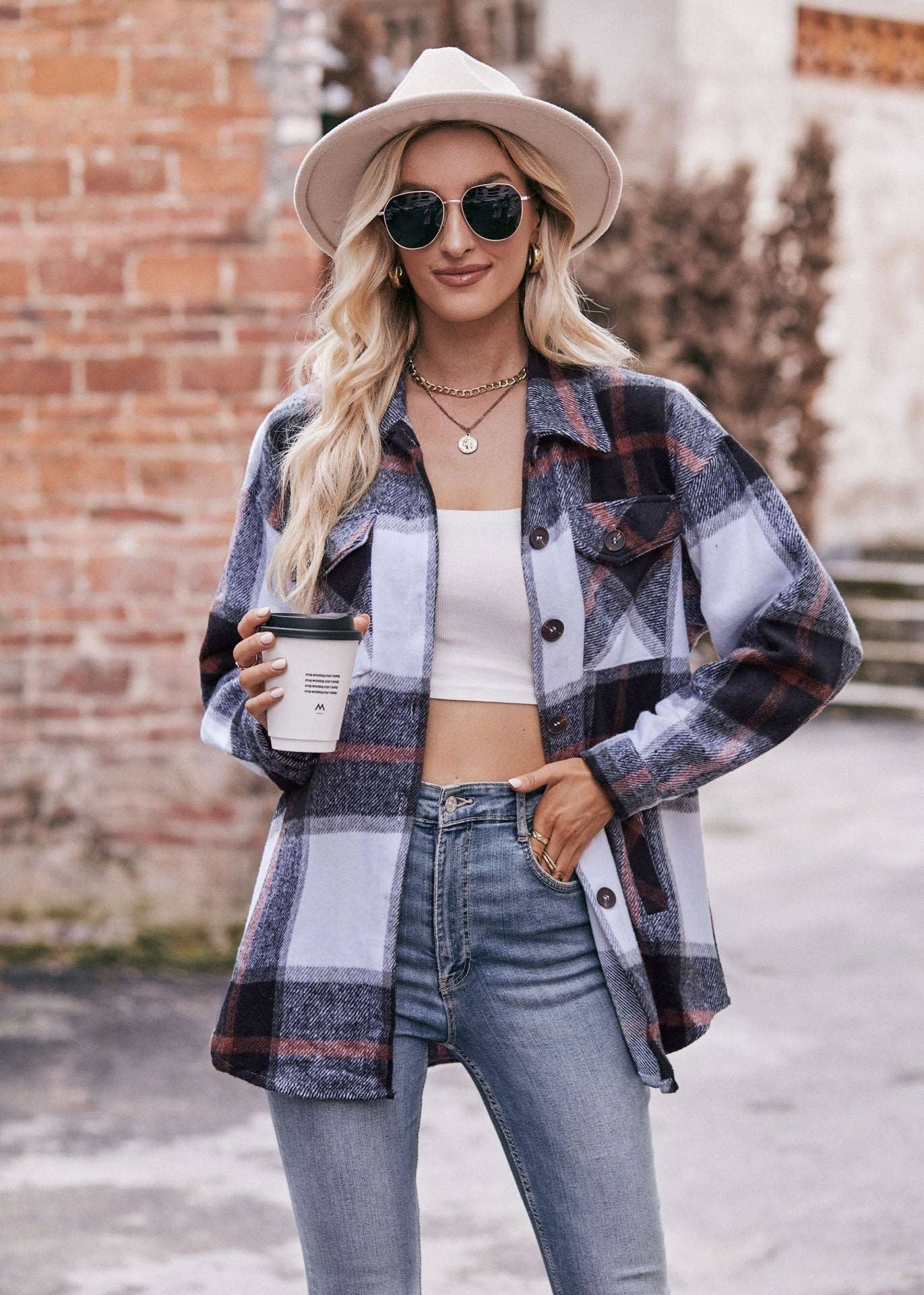 Women's Plaid Shacket