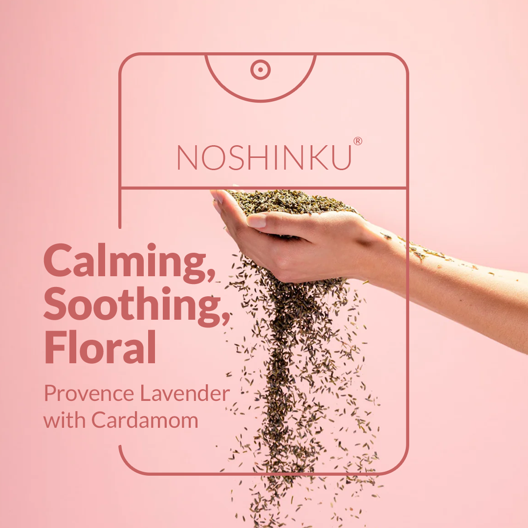 Noshinku Lavender Pocket Hand Sanitizer – Refillable Moisturizing Sanitizer
