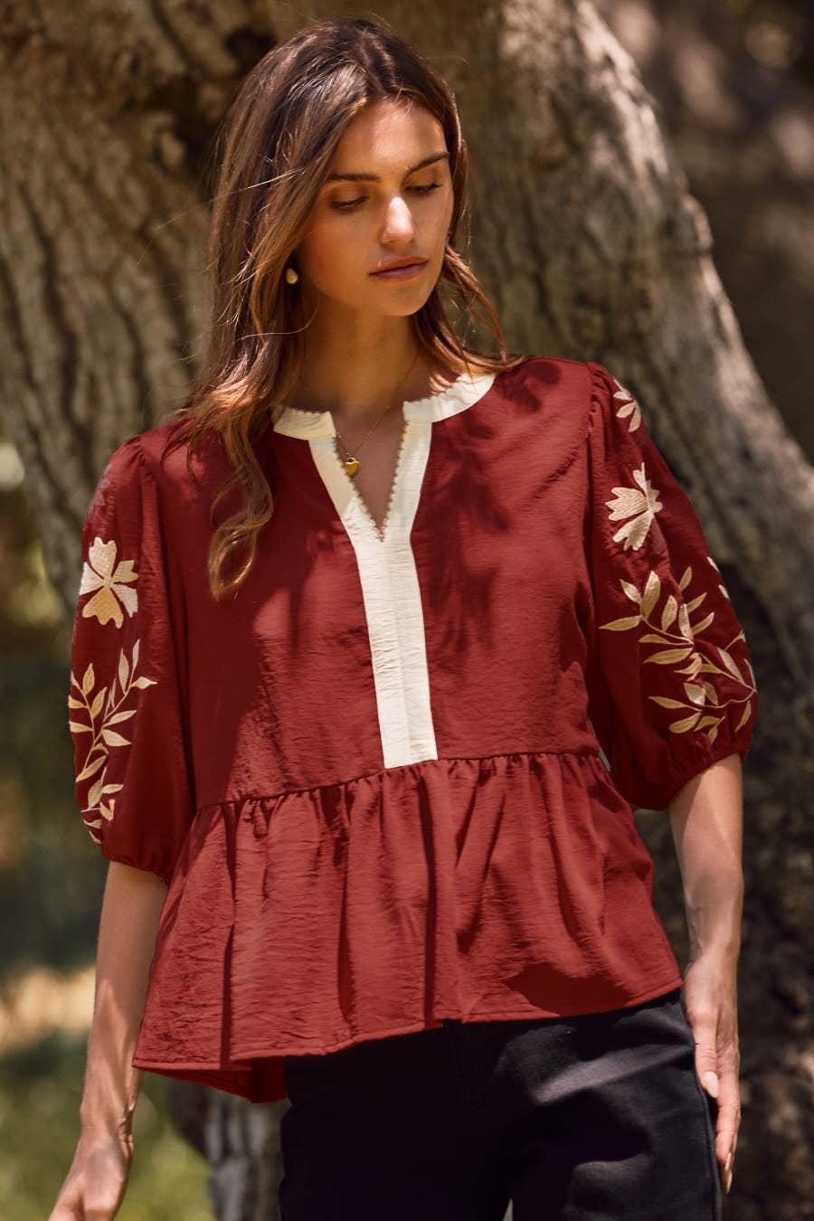 Oddi Airflow Peplum Blouse