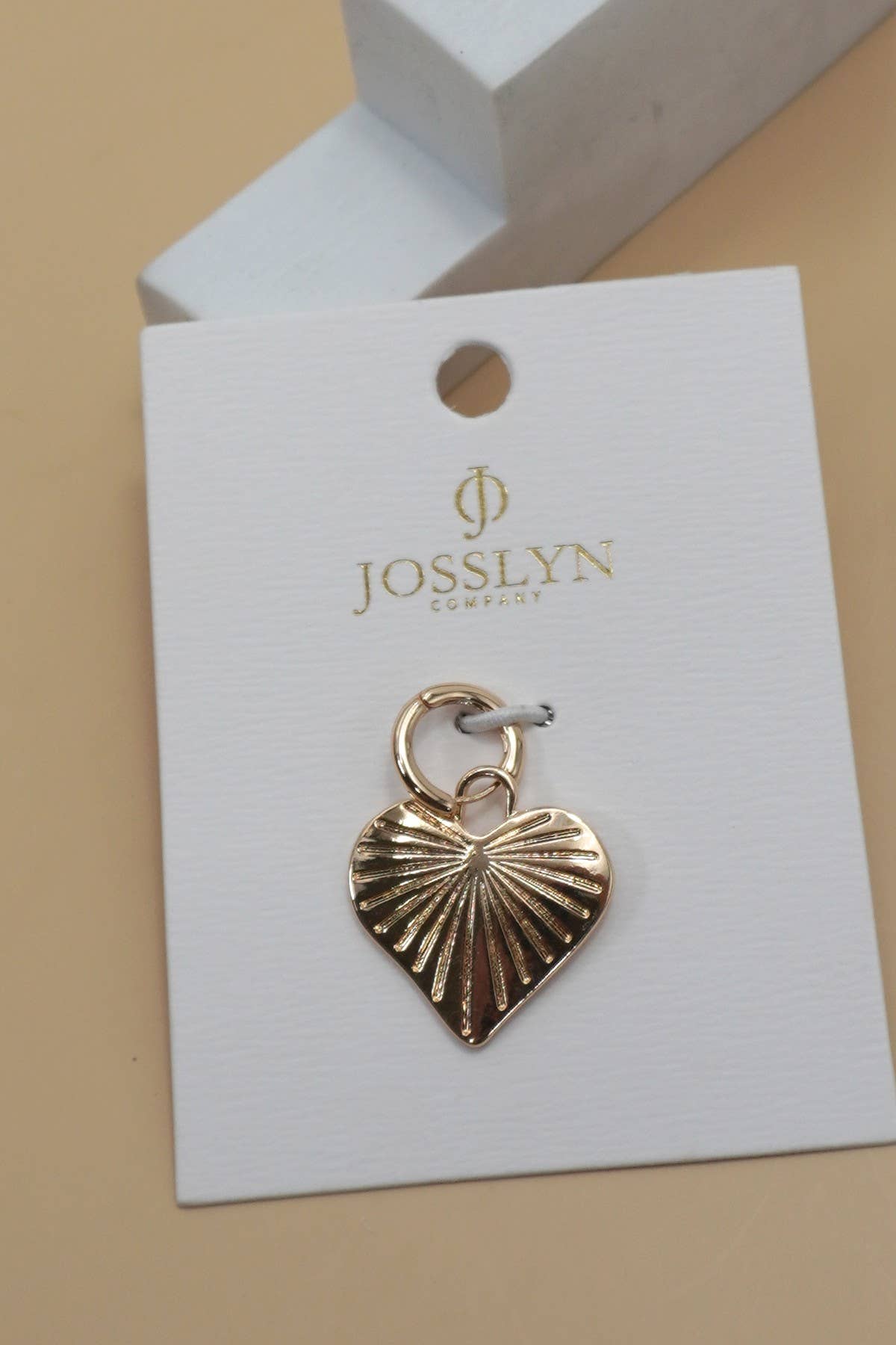 Heart Charms for Scarf Necklace