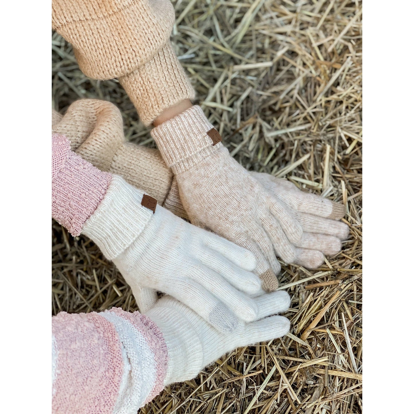 Soft Ribbed Knit Glove