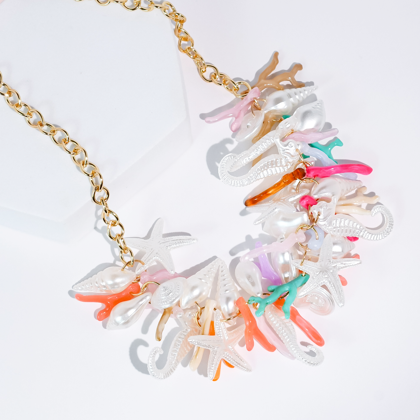 Treasure Jewels Ocean Parade Statement Necklace