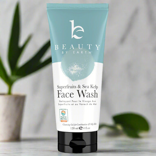 Beauty by Earth Face Wash with Superfruit and Sea Kelp