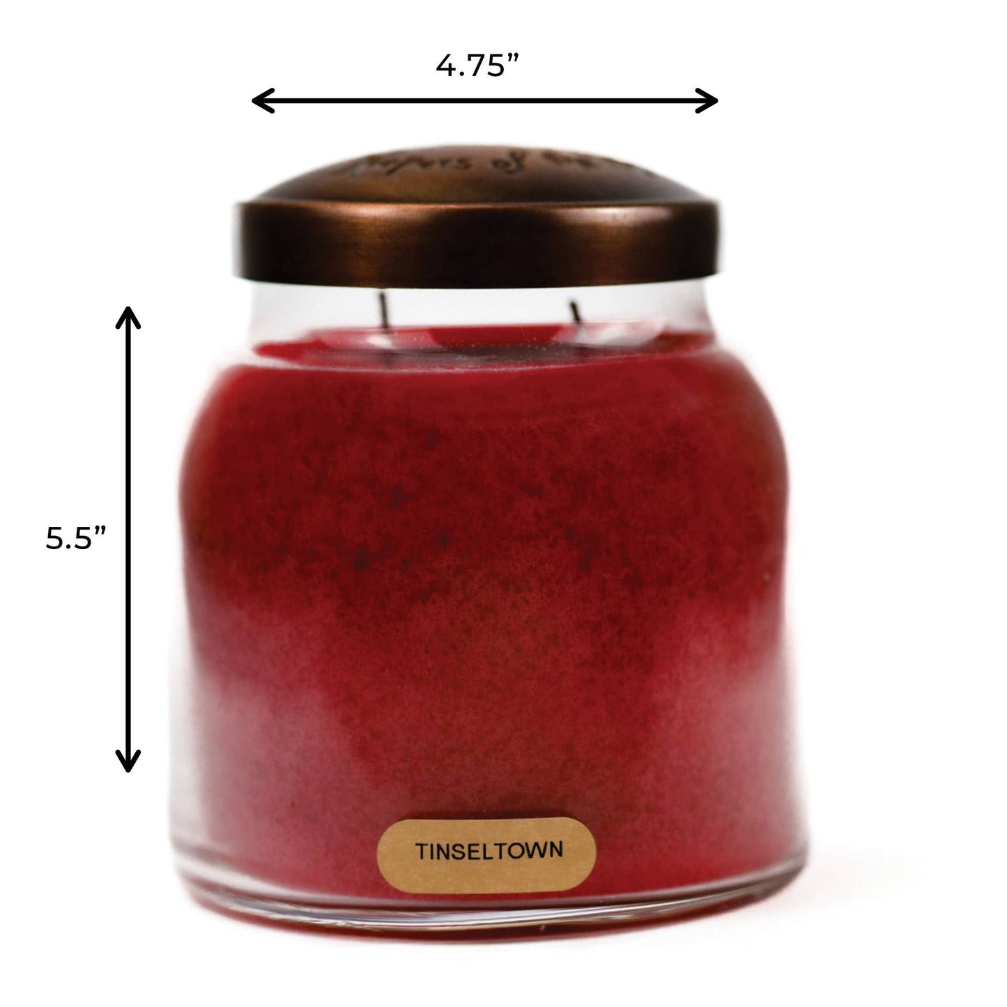 A Cheerful Giver Tinseltown 34 oz Papa Candle