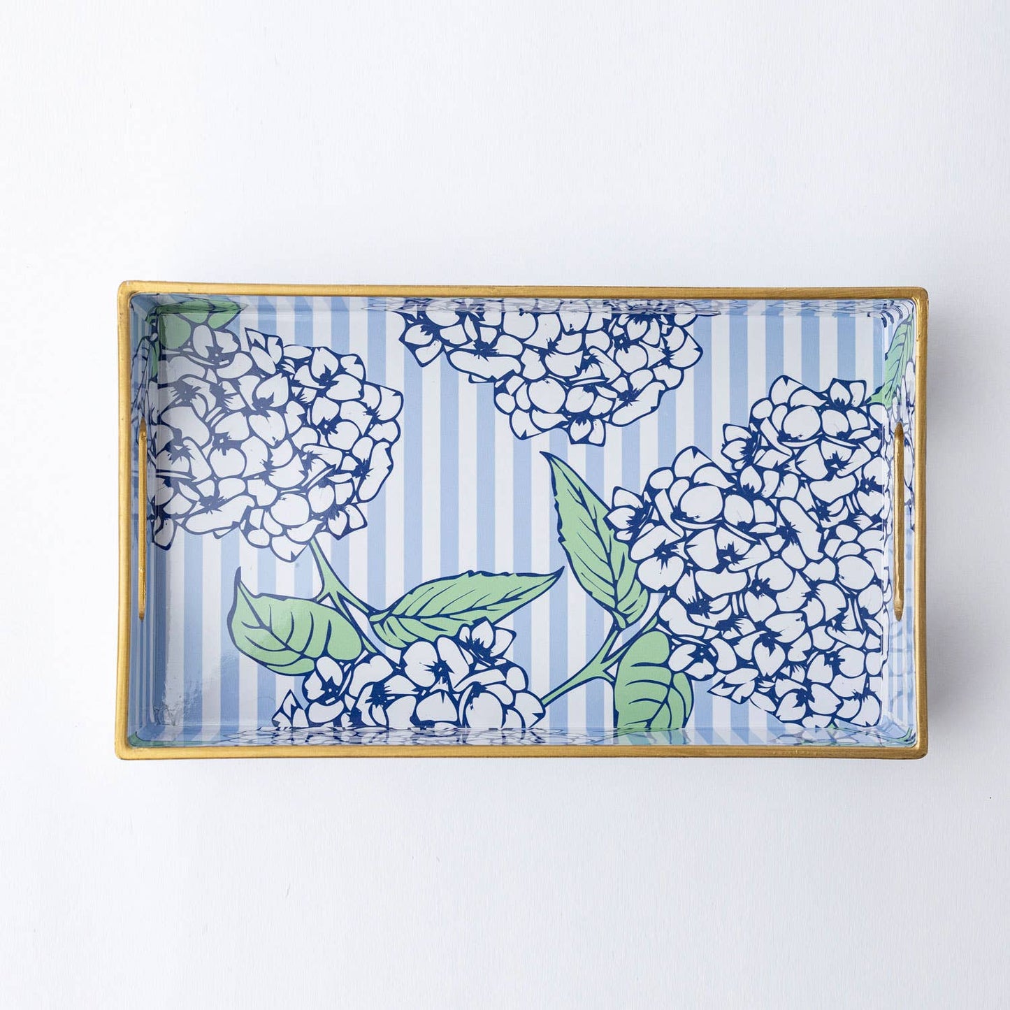 Blue Hydrangea Decorative Vanity Tray