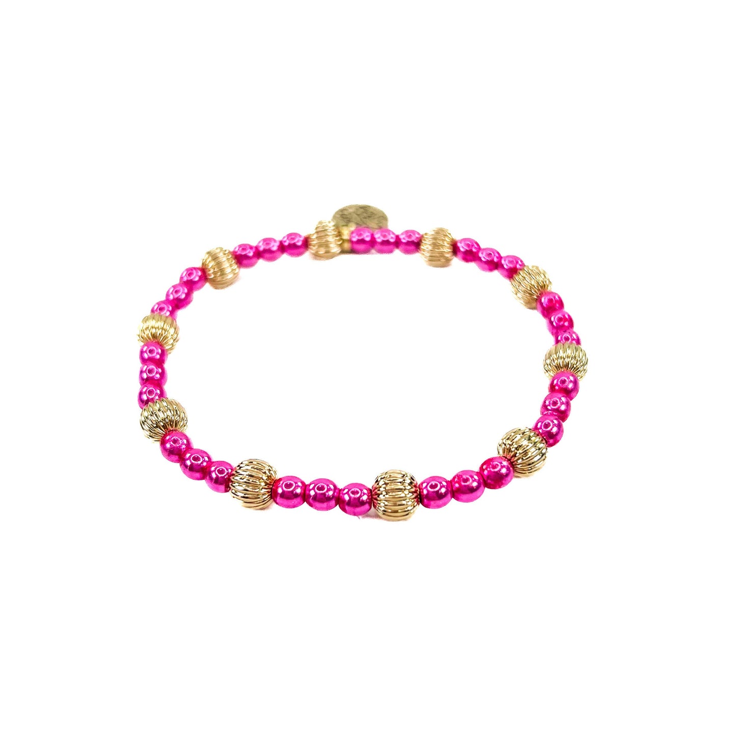 Hot Pink Bead Bracelets