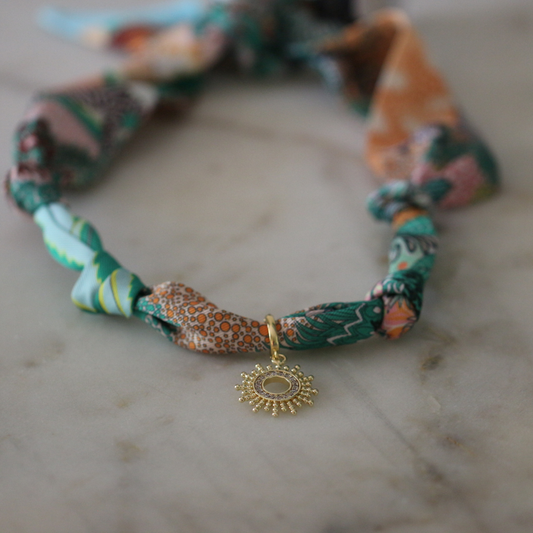 Golden Dawn Scarf Necklace