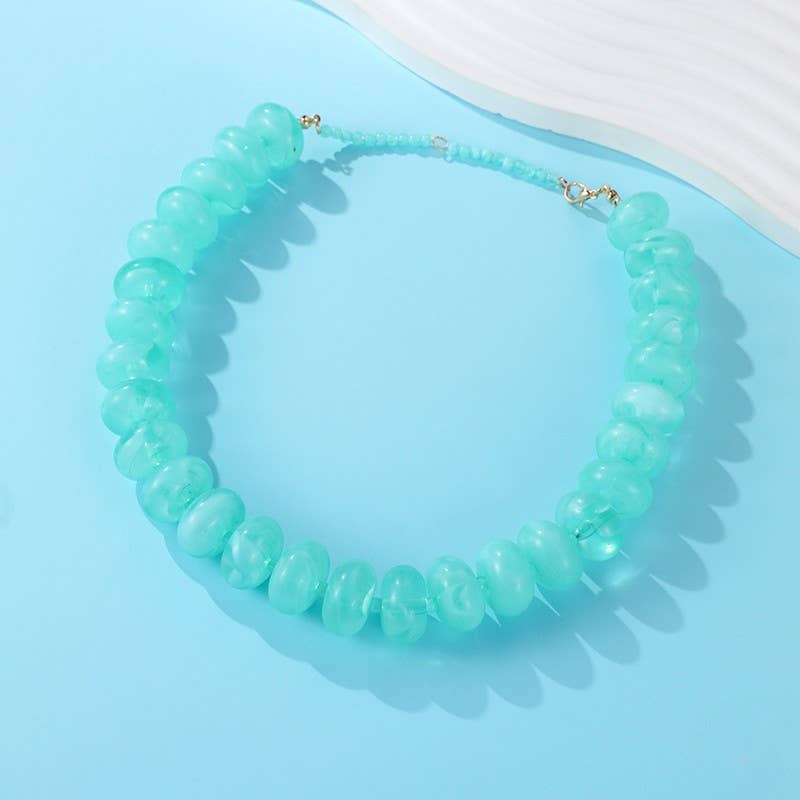 Chunky Beaded Statement Necklace