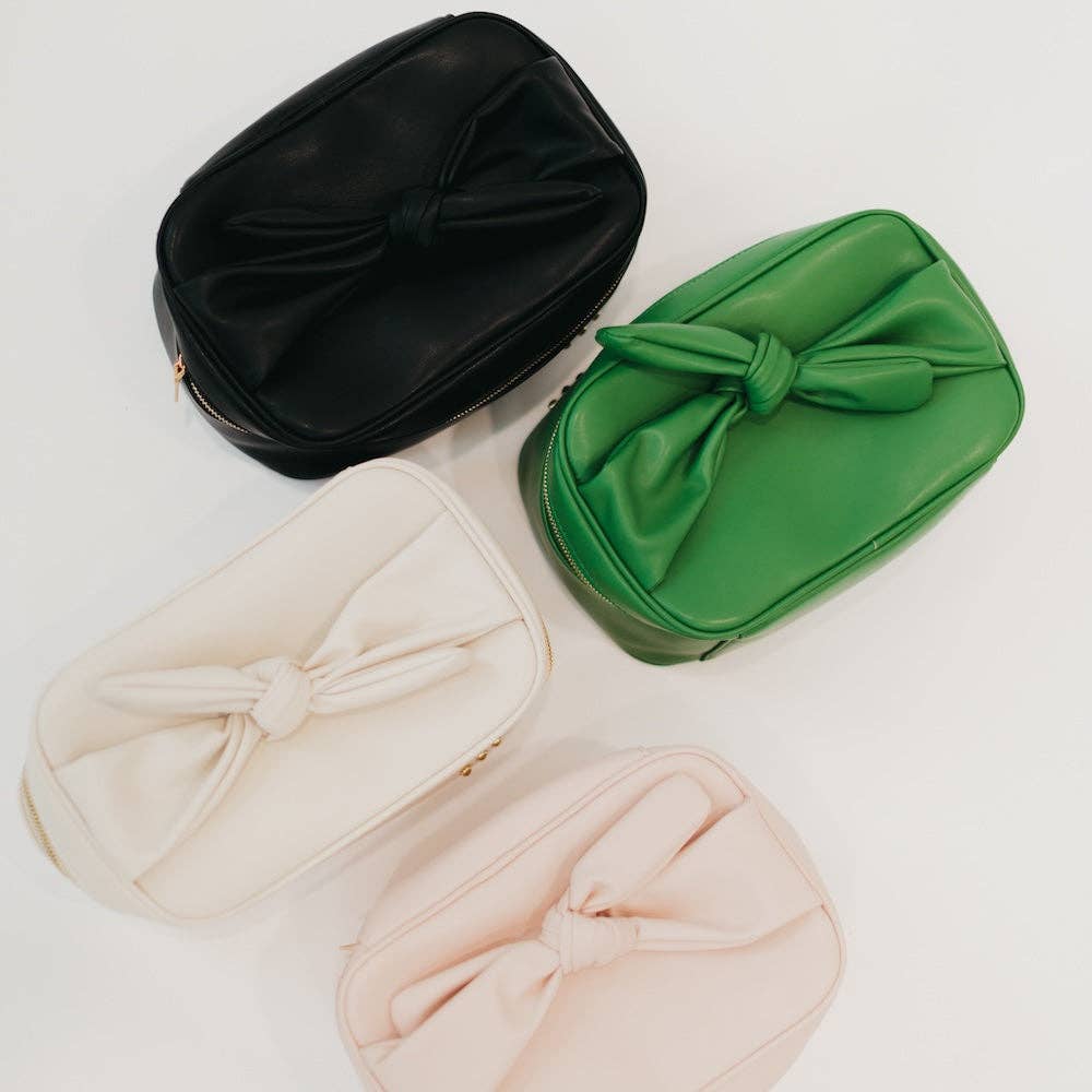 Pretty Simple Madelyn Bow Makeup Bag
