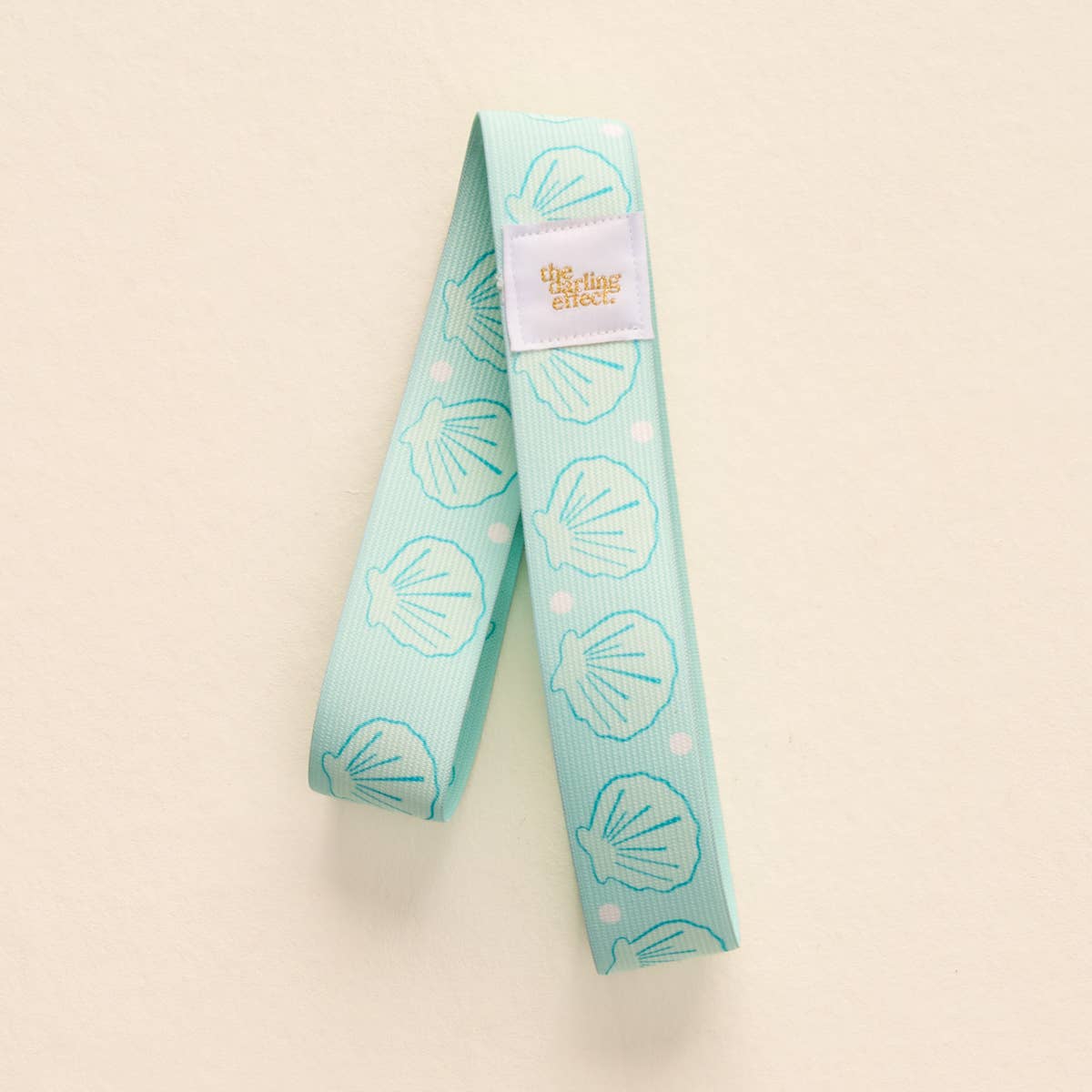 Darling Effect Stay-Put Towel Band in Seashells Aqua