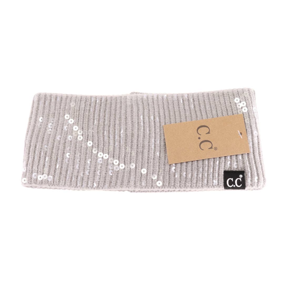 Allover Clear Sequin Women's Fashion Headband