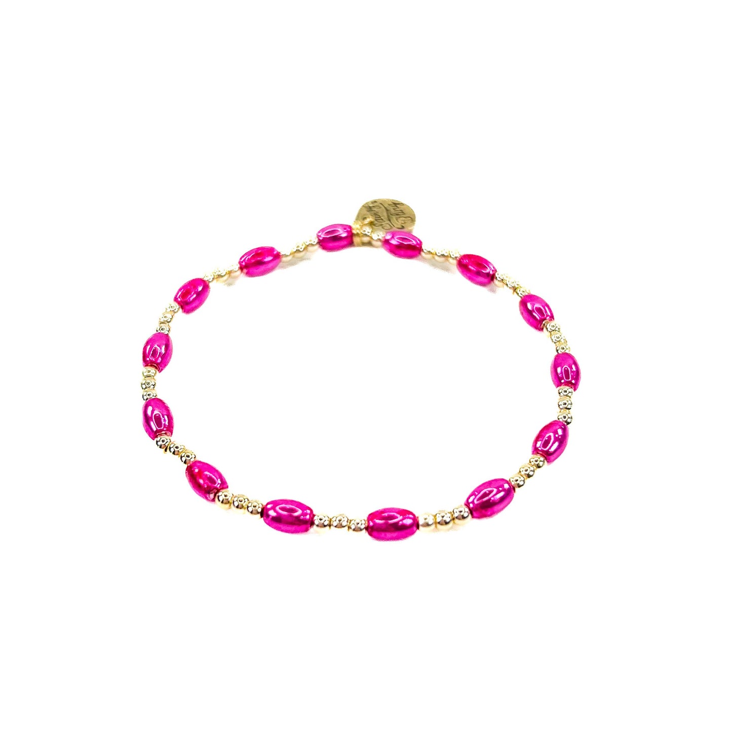 Hot Pink Bead Bracelets