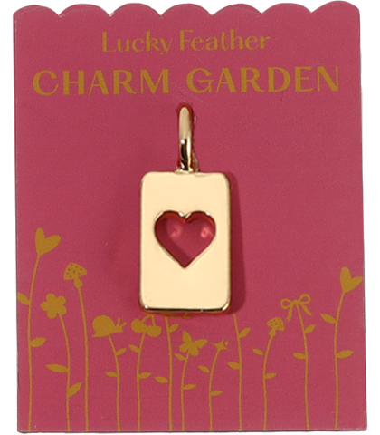 Charm Garden - LOVE - Cut out heart