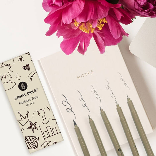 Spiral Bible Fineliner Pen Pack