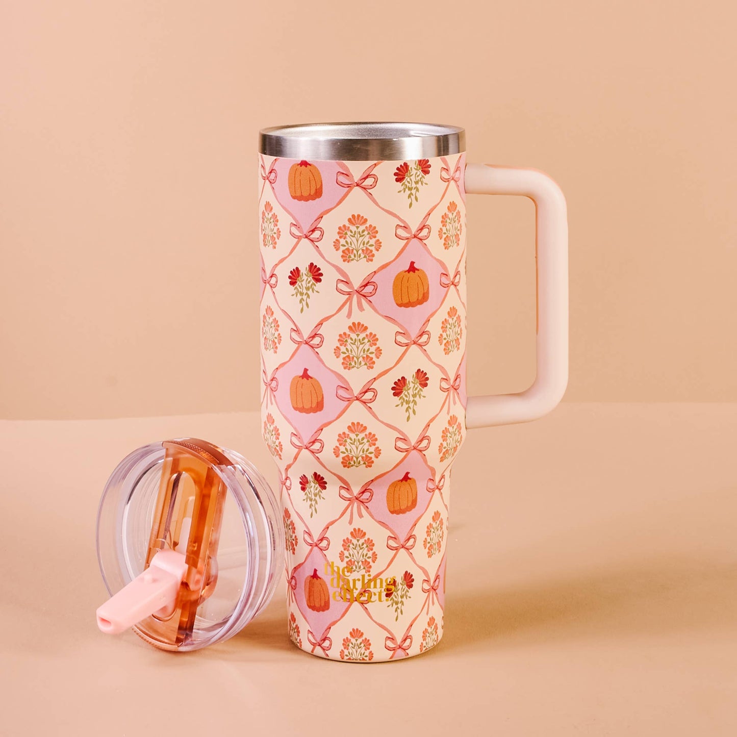 The Darling Effect Patchwork Pumpkins 40 oz Tumbler