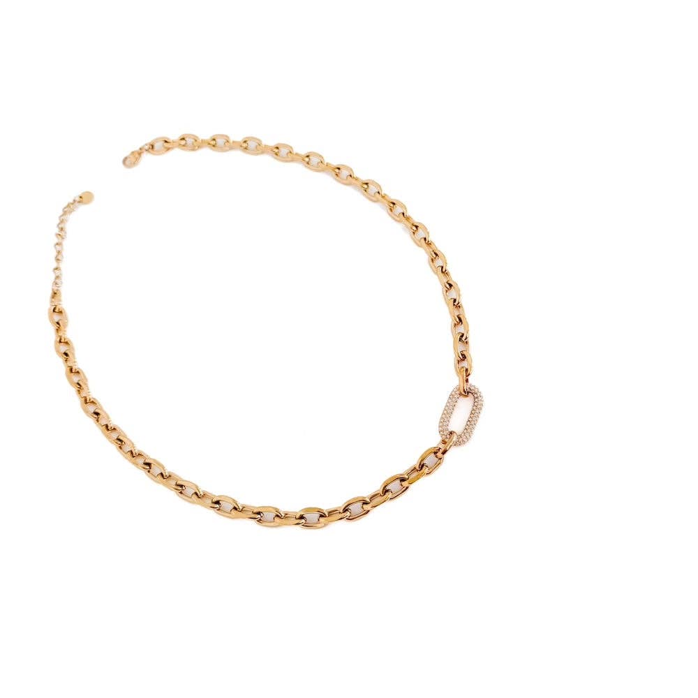 Michaela Diamond Chain Waterproof Necklace
