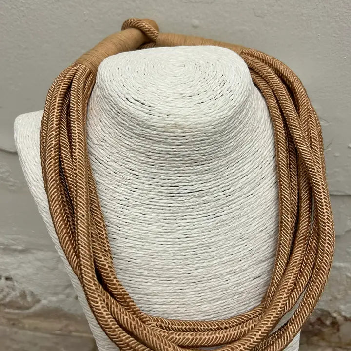 Slub Original 8-Strand Necklace in Red