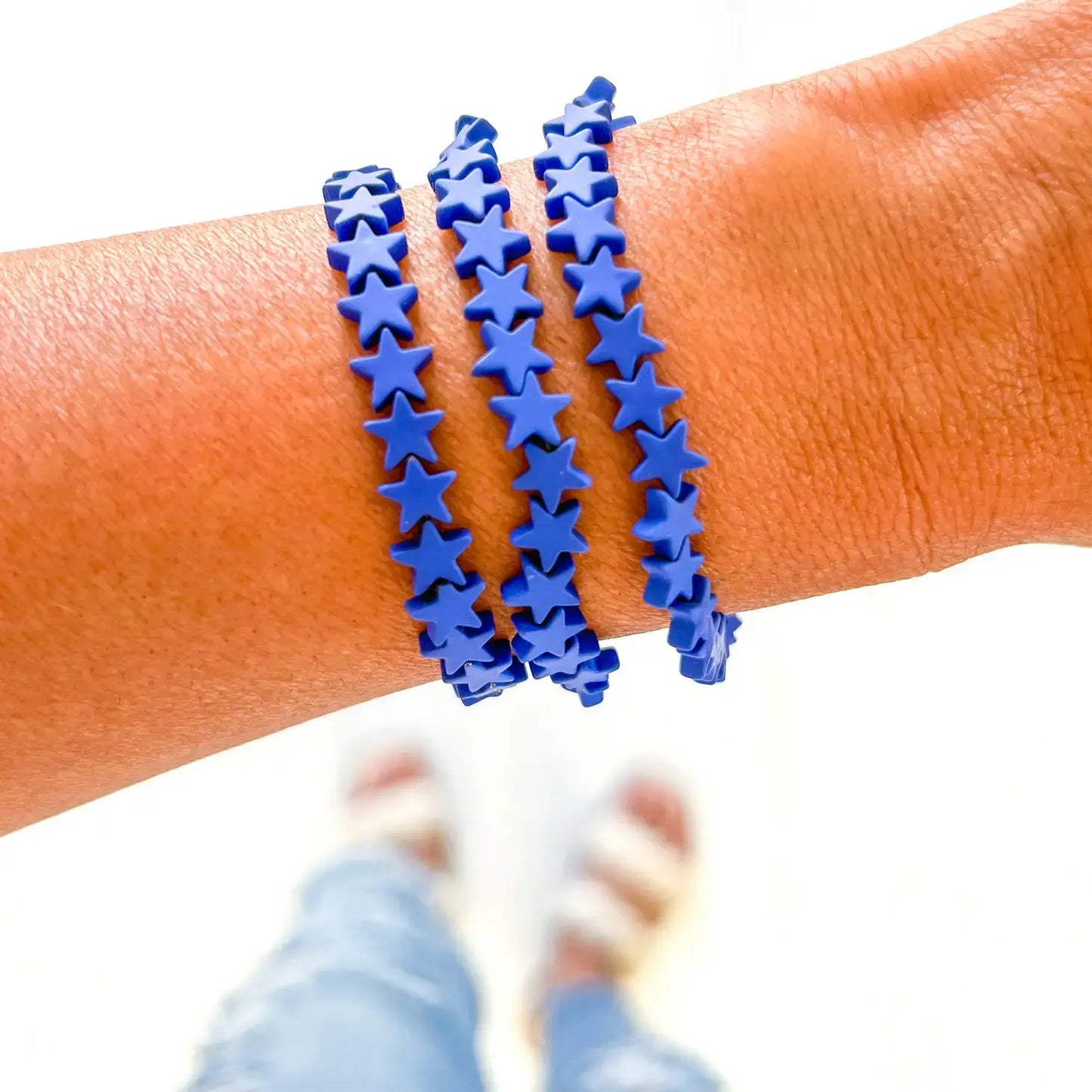 Blue Game Day Bracelets & Necklaces